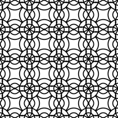 Fototapeta premium Design seamless monochrome grating pattern