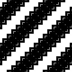 Design seamless monochrome zigzag pattern