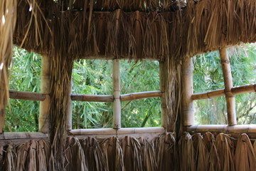 bamboo house