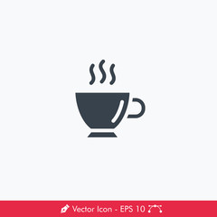 Cup (Coffee, Tea, Espresso) Icon / Vector