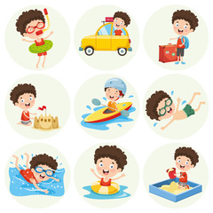 Vector Illustration Of Cartoon Character