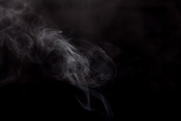 Smoke On Black Background