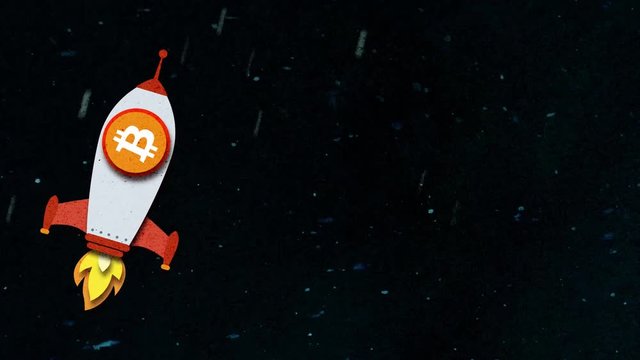 Bitcoin subiendo hasta la luna