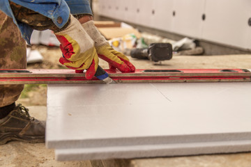 Thermal insulation of walls in the house foam