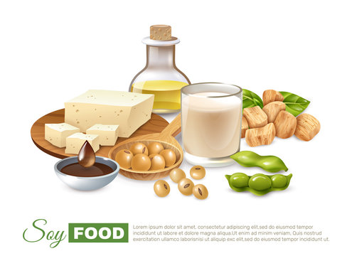 Soy Food Products Poster