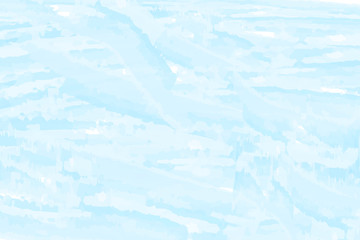 Blue watercolor abstract background. Clouds, sky, sea waves. Color pattern. Vector illustration.