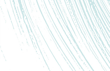 Grunge texture. Distress blue rough trace. Bizarre