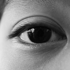 Eye of a child 