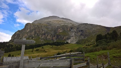 An amazing caption of the mountains in Trentino, with a great views to the dolomites of Brenta in summer days