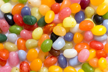 Colorful jelly beans candy