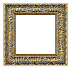 Vintage golden frame