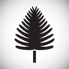 Tree icon on white background for graphic and web design, Modern simple vector sign. Internet concept. Trendy symbol for website design web button or mobile app