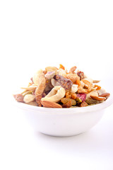 mix dry fruits in bowl