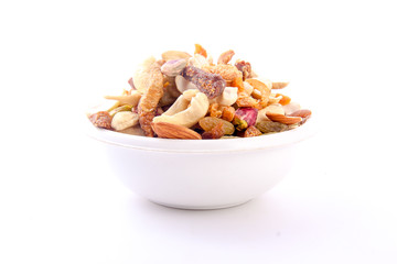 mix dry fruits in bowl