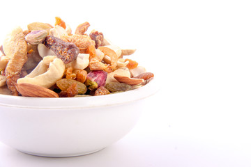 mix dry fruits in bowl