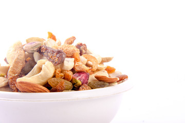 mix dry fruits in bowl