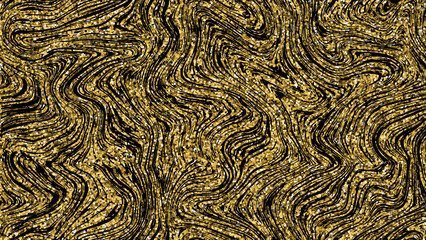 Marble gold texture seamless background. Abstract golden luxury pattern. Liquid fluid marbling flow effect for cover, fabric, textile, wrapping or print. Seamless pattern, business background.