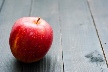 Apple on dark