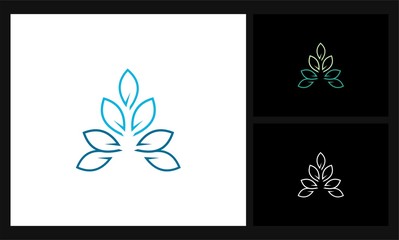 leaf beauty company logo