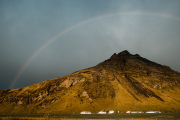 amazing Nordic landscape, Iceland. Travel and nature. Mountain