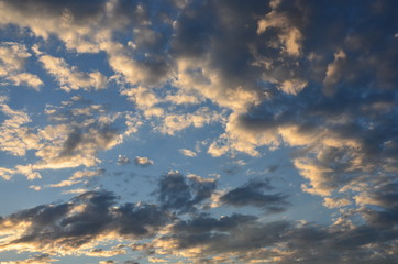 Himmel mit Wolken