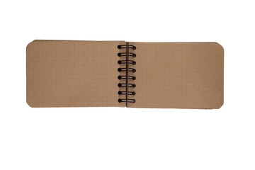 Brown Notebook (object with Clipping path)
