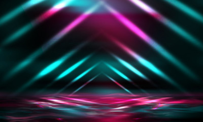 Neon lights background 