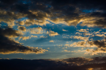 Obraz premium twilight colorful sky and cloud