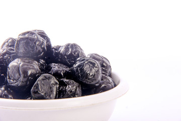 dry Bilberry in bowl