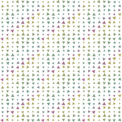 Abstract seamless pattern background with multi-colored varied triangles.