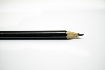 isolated pencil on pure white background