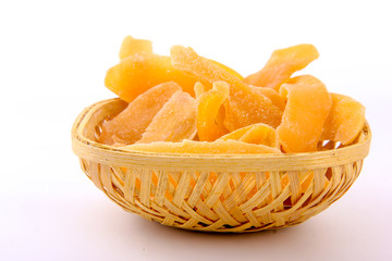 dry mango in bowl