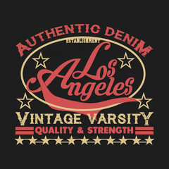 Los Angeles t-shirt, California graphic, sport emblem
