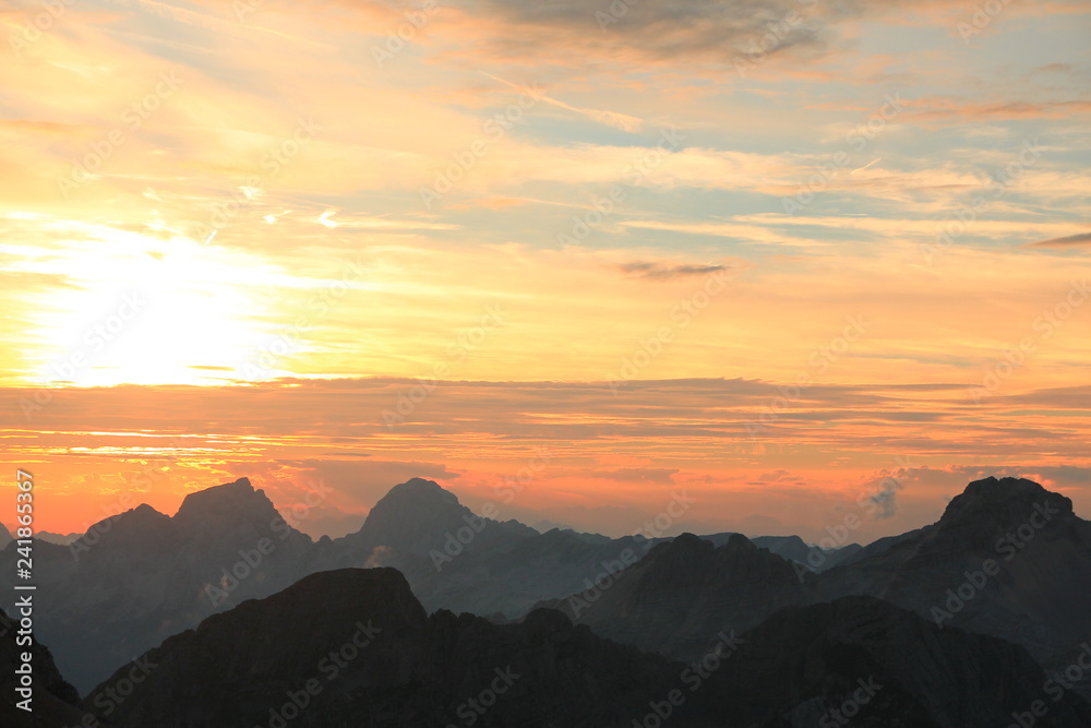 Poster Slovenian magnificent Alps