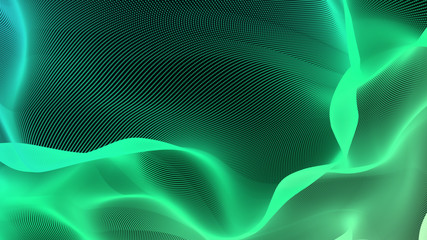 Colorful background of flowing fabric. Smooth and soft.