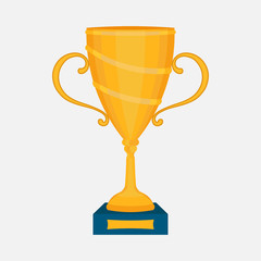 Gold Cup, the award winner, first place in the competition