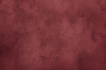 Red ink and watercolor textures on white paper background. Paint leaks and ombre effects. Hand painted abstract image.