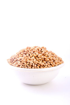 chironji nuts in bowl