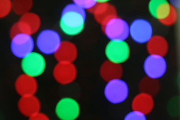 Colorful bokeh, background.