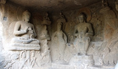 2000 yrs old caves - Pandav Leni
