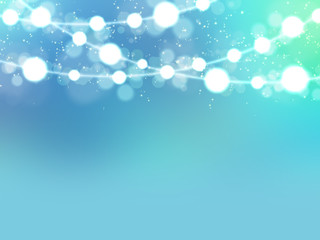 玉ボケのデコレーション背景