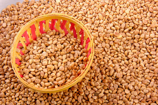 chironji nuts in bowl