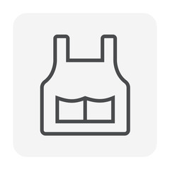 apron icon black