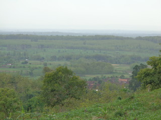 Beautiful Village In The Middle Of The Teak Forest