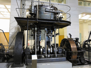 26.05.2018, Wien, Austria: Giant steam engine in Vienna technical museum