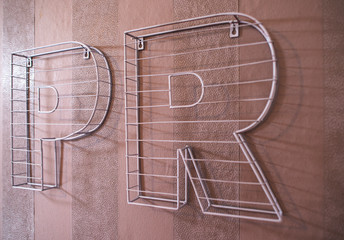 Public Relations concept with 3D letters