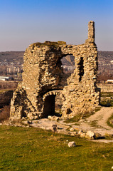 old castle, ruins, archaeology