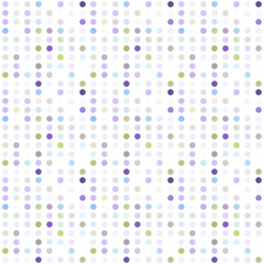 Seamless abstract pattern background with a variety of colored circles.