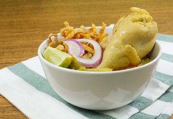 Thai Northern Curried and Coconut Milk Noodle Soup