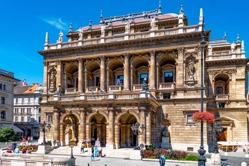 Foto op Plexiglas Operagebouw van Boedapest © Comofoto